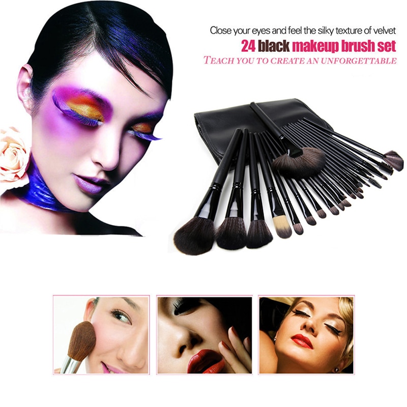 24PCS  ũ 귯 ⺻ װ ũȭǰ 귣 ũ Ʈ Ƽ ˸  귯  ŰƮ/24PCS Professional Makeup Brushes Base It Cosmetics Brand Makeup Set of Brushes Fo